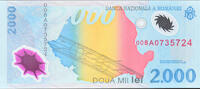 Roumanie 2000 Lei 1999 Billet, KM:111a UNZ 10,00 EUR  + 4,95 EUR frais d'envoi