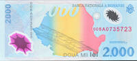 Roumanie 2000 Lei 1999 Billet, KM:111a UNZ 10,00 EUR  + 4,95 EUR frais d'envoi