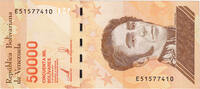 Venezuela 50,000 Bolívares Billet, 2019-01-22 -