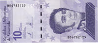 Venezuela 10 Bolívares Billet, 2021-04-29 -