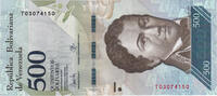 Venezuela 500 Bolivares Billet, 2017-03-23 -