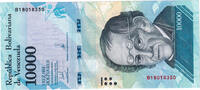 Venezuela 10000 Bolivares Billet, 2017-12-13 -