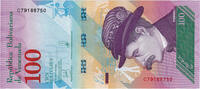 Venezuela 100 Bolivares Billet, 2018-05-18 -