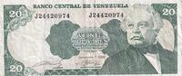 Venezuela 20 Bolivares Billet, 1989-09-07, KM:63b -