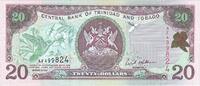 Trinité-et-Tobago 20 Dollars KM:49 -
