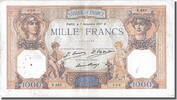 France 1000 Francs Billet, 1 000 F 1927-1940 ''Cérès et Mercure'' -