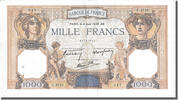 France 500 Francs Billet, 1 000 F 1927-1940 ''Cérès et Mercure'' -