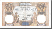 France 500 Francs Billet, 1 000 F 1927-1940 ''Cérès et Mercure'' -