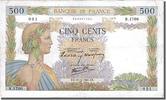 France 500 Francs Billet, 500 F 1940-1944 ''La Paix'', 1940-12-19 -