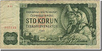 Tchécoslovaquie 100 Korun Billet -