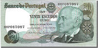 Portugal 20 Escudos Billet, 1978-10-04 -