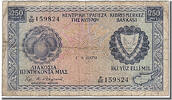 Chypre 250 Mils Billet, 1979-09-01 -
