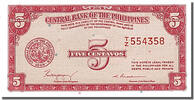 Philippines 5 Centavos Billet -