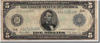 États-Unis Five Dollars Lincoln -