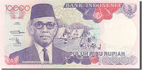 Indonésie 10,000 Rupiah Billet -