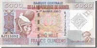 Guinée 5000 Francs Billet, Guinea, 2010-03-01 -