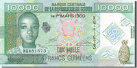 Guinée 10,000 Francs Billet, Guinea, 2010-03-01 -
