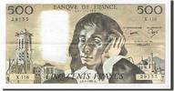 France 500 Francs Billet, 500 F 1968-1993 ''Pascal'', 1980-09-04 -