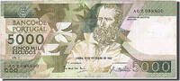 Portugal 5000 Escudos Billet, 1987-02-12 -