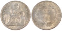 20 Cents 1927 A Indochine Française, Paris, Argent, Lecompte:226 SUP+