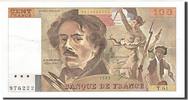 France 100 Francs Billet, 1982, Fayette:69.6, KM:154b -