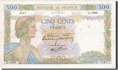 France 500 Francs Billet, 1941-01-09, Fayette:32.12, KM:95a -