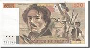 France 100 Francs Billet, 1980, Fayette:69.4b, KM:154b -