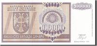 Bosnie-Herzégovine 100,000 Dinara Billet, Bosnia - Herzegovina, 1993, KM:141a -