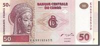 République démocratique du Congo 50 Francs Billet, Congo Democratic Republic, 2000-01-04, KM:91a -