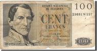 Belgique 100 Francs Billet, 1959-06-15, KM:129c -