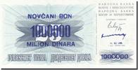 Bosnie-Herzégovine 1,000,000 Dinara Billet, Bosnia - Herzegovina, 1993-11-10, KM:35b -