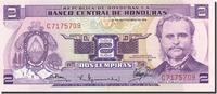 Honduras 2 Lempiras Billet, 1976-09-23, KM:61 -