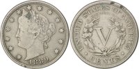 États-Unis 5 Cents Monnaie, Liberty Nickel, Philadelphie -
