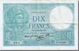 France 10 Francs 10 F 1916-1942 ''Minerve'', 1940-12-12, TTB+ Fay 7.24 -