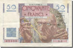 France 50 Francs Le Verrier, 1946-03-28, Fayette:VF20.2, KM:127a -