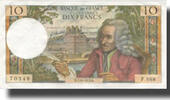 France 10 Francs Voltaire, 1973-06-07, Fayette:62.62, KM:147d -