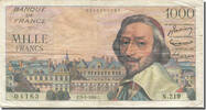 France 1000 Francs Richelieu, 1956-01-05, Fayette:42.18, KM:134a -
