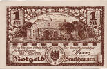 Allemagne 1 Mark Billet, bruchhausen, ferme, 1921-05-01, Mehl:190.1 -