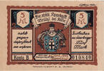 Allemagne 5 Mark Billet, Brühl, Mine, 1922-10-01, Mehl:192.1a -