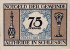 Allemagne 75 Pfennig Billet, Altheide, Usine, Mehl:28.1 -