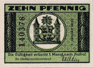 Allemagne 10 Pfennig Billet, ilmenau, paysage 1921-01-01, SPL Mehl:643.1a -