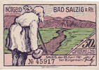 Allemagne 50 Pfennig Salzig, chemin, 1921-04-25, Mehl:1158.1a -