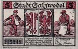 Allemagne 5 Pfennig Billet, Salzwedel, aigle 1921-12-31, SPL Mehl:1162.1a -