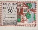 Allemagne 50 Pfennig Billet, Schobull, Maison, Mehl:1194.2 -
