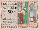Allemagne 50 Pfennig Billet, Schobull, personnage 2, Mehl:1194.2 -