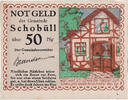 Allemagne 50 Pfennig Billet, Schobull, maison 1, Mehl:1194.2 -