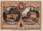 Allemagne 50 Pfennig Billet, Stützerbach, Blason, Mehl:1287.1 -