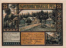 Allemagne 25 Pfennig Billet, Stützerbach, montagne, Mehl:1287.3 -