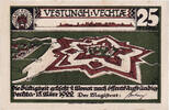 Allemagne 25 Pfennig Billet, Vechta, armée 1922-03-15, SPL Mehl:1358.1 -