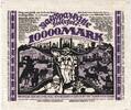 Allemagne 10000 Mark Bielefeld, 1923-02-15, Soie, Grabowski:71a -